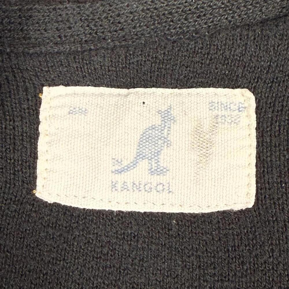 Kangol 1/4 Zip Sweater Red and Black‎ Heathered 50% Cotton Kangaroo Men's M - Picture 4 of 8